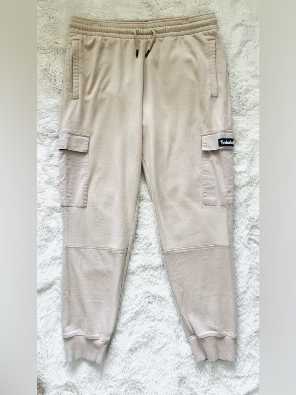 Timberland Garment Dye Khaki Cargo Sweat Pant Joggers Size: XL